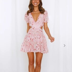 Hello Molly MARTINI BLUES DRESS PINK